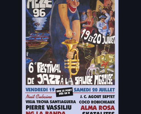 Affiche Festival de Thau 1996