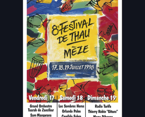 Affiche Festival de Thau 1998