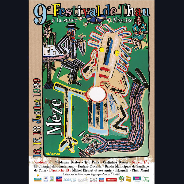Affiche Festival de Thau 1999