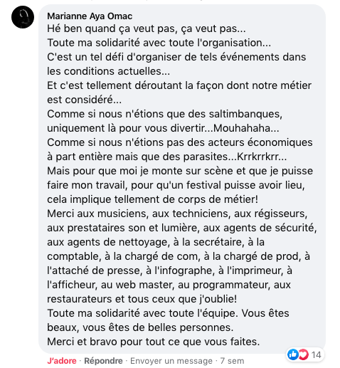 Merci Pour Votre Soutien Festival De Thau